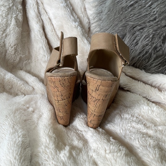 Beige Wedges - Picture 3 of 5